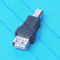 10 шт./лот USB 2,0 Тип женщина к мужчине B адаптер Пол смены Y106