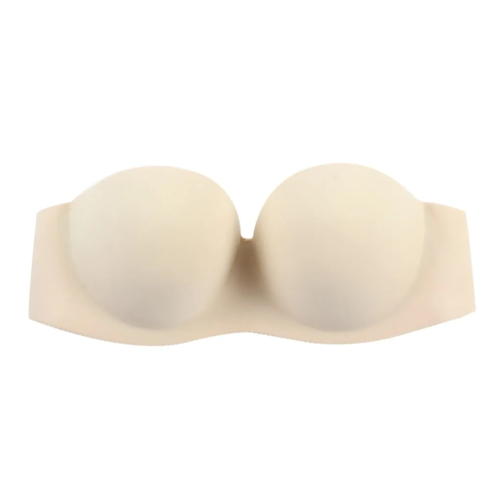 

Sexy Women Push Up Bra Strapless Bras Underwired Back Band Bras