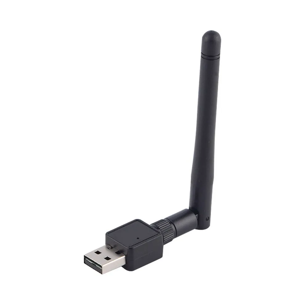 Мини USB 150 Мбит/с беспроводной адаптер lan 802.11b WiFi 2dBi антенна портативный домашний офис беспроводные сетевые карты Прямая доставка