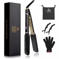 SwanMyst Flache Eisen 2 Zoll Professionelle Haarglätter mit Nano Titan Platten Dual Spannung Digital LCD Display-in null aus Haar & Kosmetik bei