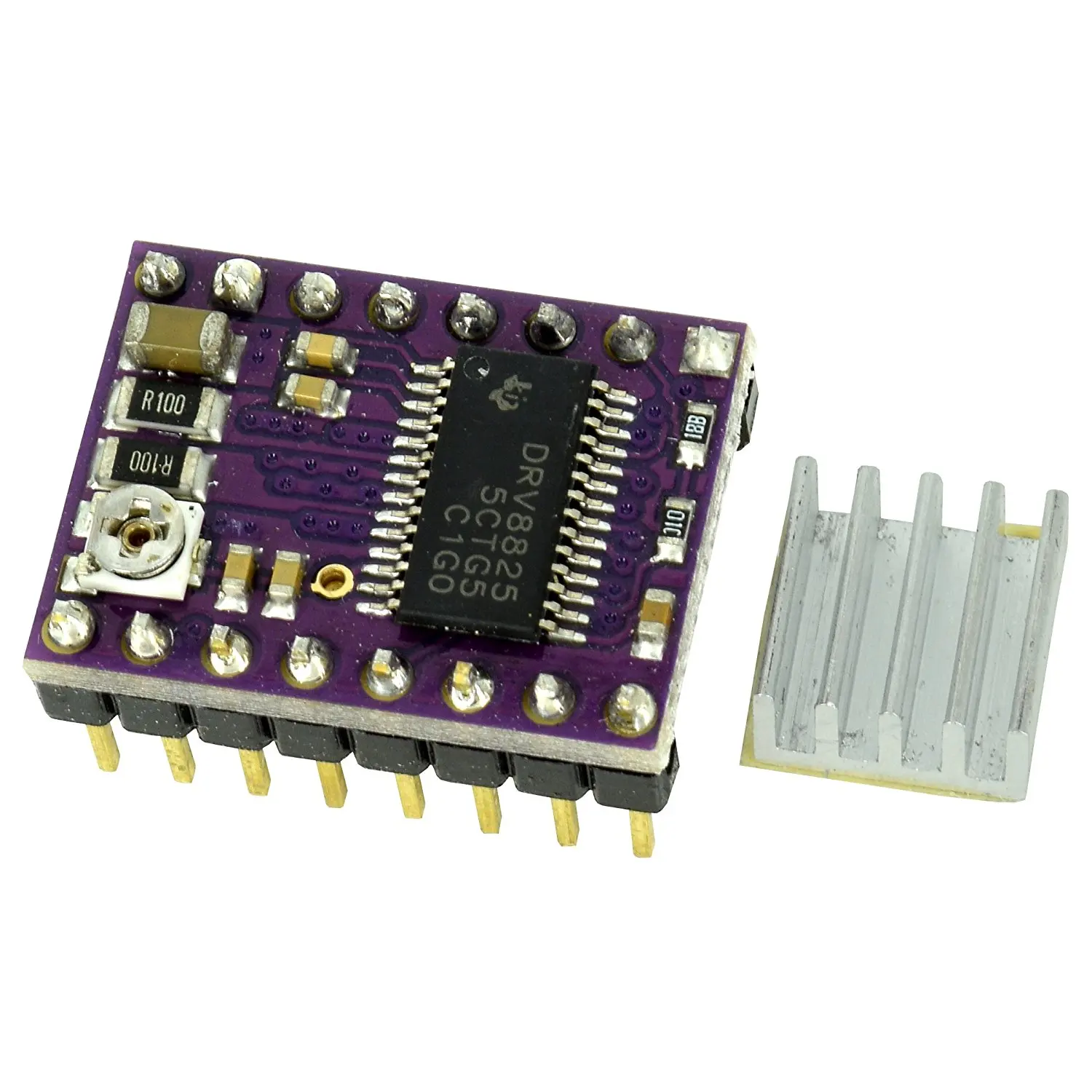 

Stepper Motor Driver StepStick DRV8825 Step Motor Drive Module 4-layer PCB Replacement of A4988