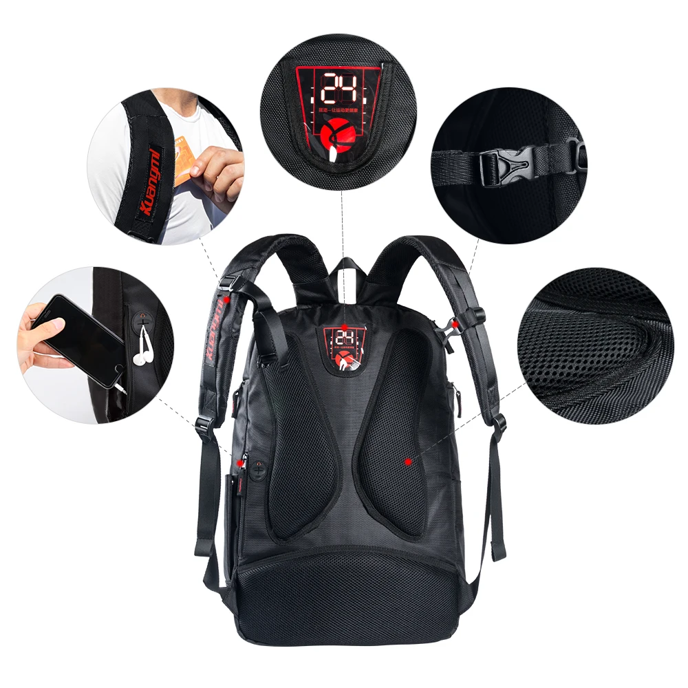 Basketball Football Bag 42L 30L Training Backpack suit for man women and teenager Kuangmi