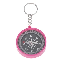 Новинка, 1 шт., мини-брелок компас Открытый Отдых Пеший Туризм путь обнаружения туристы навигатор утилита Шестерни выживания Брелок с компасом