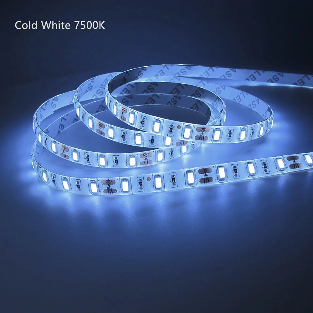 Светодиодная лента 12 в пост. Тока 5730 SMD 60 светодиодов/м 5 м/лот IP65