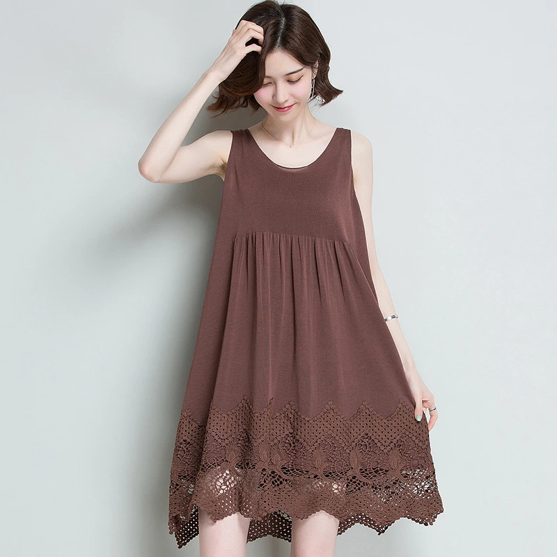 linen knit dress