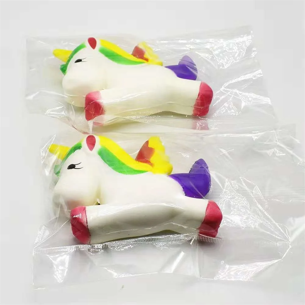 Cute Squishy Unicorn Squeeze Stress Relief Toy ,Slow Rising Kid Toys,Beautiful Bag Decor Gift For Christmas