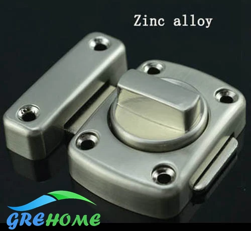 

Universal Zinc Alloy Brushed Furniture Bolt Security Sliding Thickened Cabinet Latch door lock pin