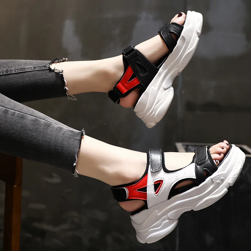 Women's Sandals 2019 Summer High Heels Sandals For Women Chunky Sandal Womens Wedge Platform Shoes Casual Summer Sandal Women's Sandals 2019 Summer High Heels Sandals For Women Chunky Sandal Womens Wedge Platform Shoes Casual Summer Sandal