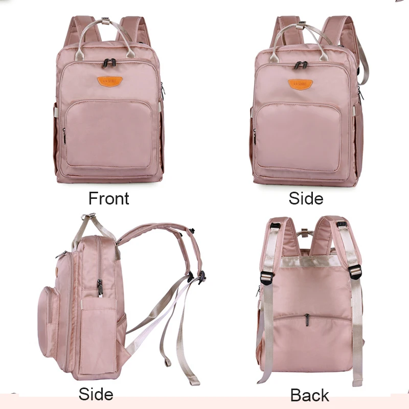 Protable Baby Diaper Bag Large Capacity Mummy Maternity Backpack Nappy Changing Bags Infant Nursing Stroller Bag For Baby Care (11)