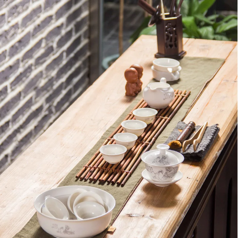 170 мл фарфоровый чайник чашка с заваркой белый костяной фарфор чайный набор керамический кофейник чайник антикварный китайский чайный набор чашка D001