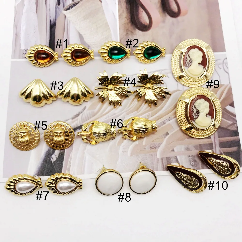 

Free Shipping Fashion Elegant Styles Geometric Sweet Clip Earrings