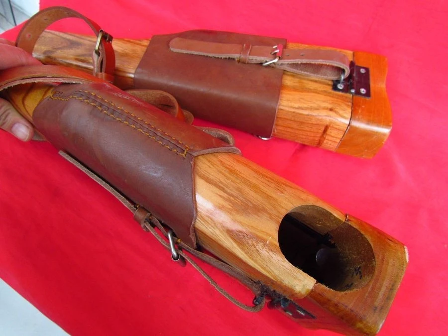 WWII GERMAN MAUSER C96 TYPE BROOMHANDLE HOLSTER-MILITARY COLLECTION military holster