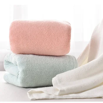 

Beroyal Brand 2019 Beach Towel 100% Cotton Bath Towel Plain Dyed Thicker Beach Sheet Camping Towel Magic Compressed Towel 75*150
