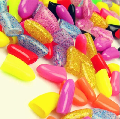Lots bán hot 20 pcs pha lê loạt mềm dog cat pet nail mũ claw kiểm soát paws off + 1 pcs dính an toàn keo kích thước xs s m l|glue bottle caps|cap bootglue food - AliExpress