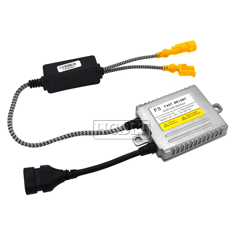 HCDLT 35W Yeaky Xenon H1 H3 H11 9005 9006 H7 HID Headlight Kit 4500K 5500K 6500K HID Bulb 35W DLT F3 Fast Bright Slim Ballast (1)