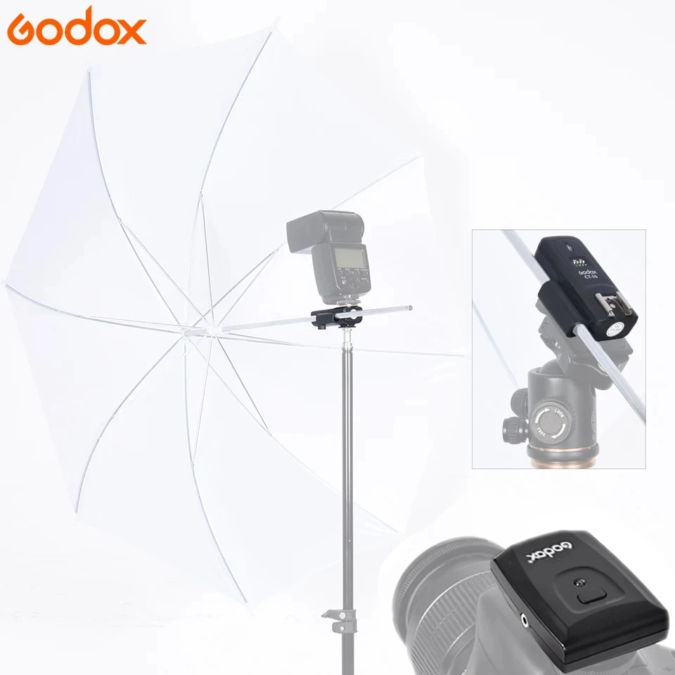 Godox CT-16 16 Channels Wireless Radio Flash Trigger Transmitter / Receiver Set for Canon Nikon Olympus Pentax Studio Flash