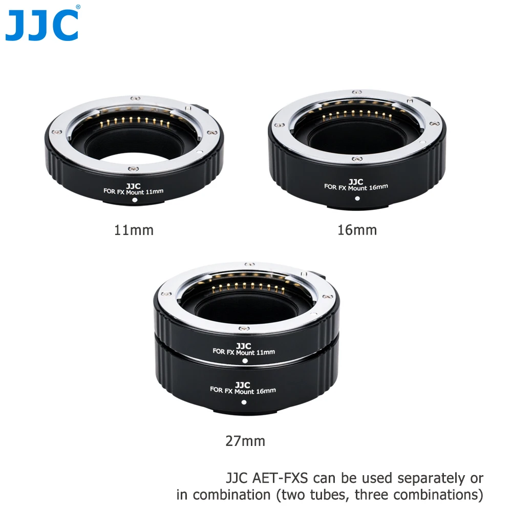 Fujifilm Extension Tube Chart