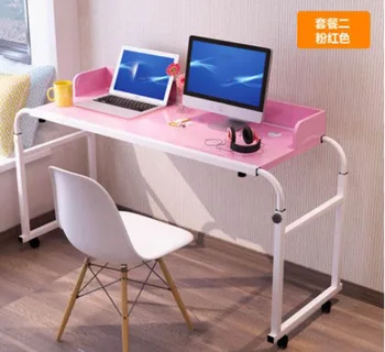 

120*45CM Mutil-Purpose Portable Bedside Notebook Table Removable Computer Desk Lazy Laptop Desk Children Study Desk With Wheels
