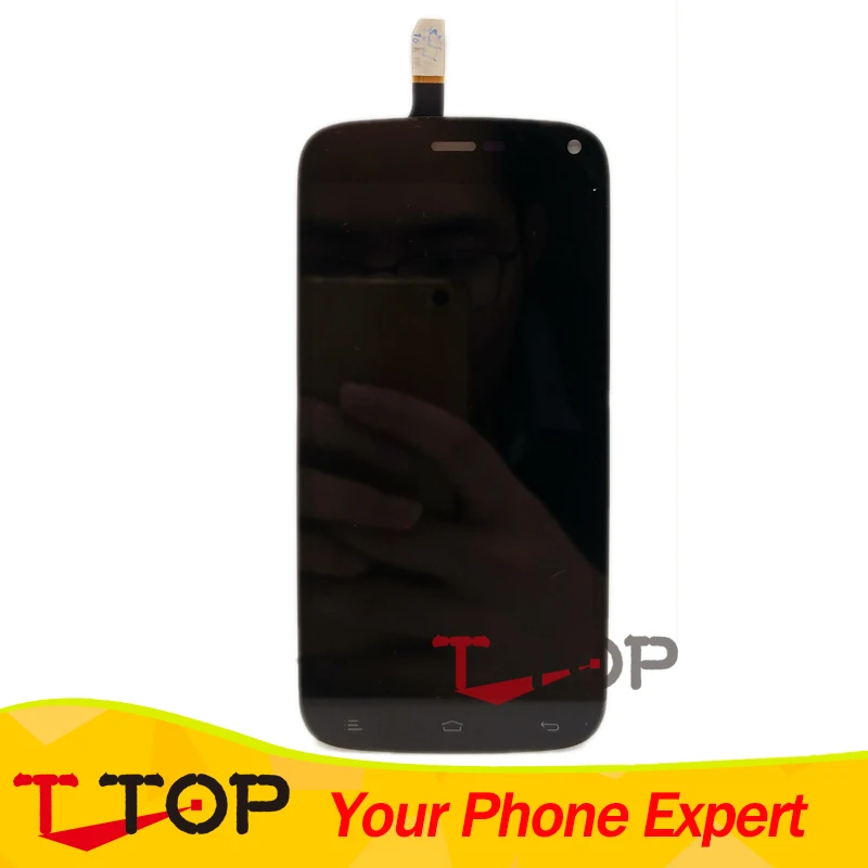 For Fly IQ4410 Quad Phoenix IQ 4410 LCD Digitizer Touch Screen Panel Assembly Replacement 1PC Lot