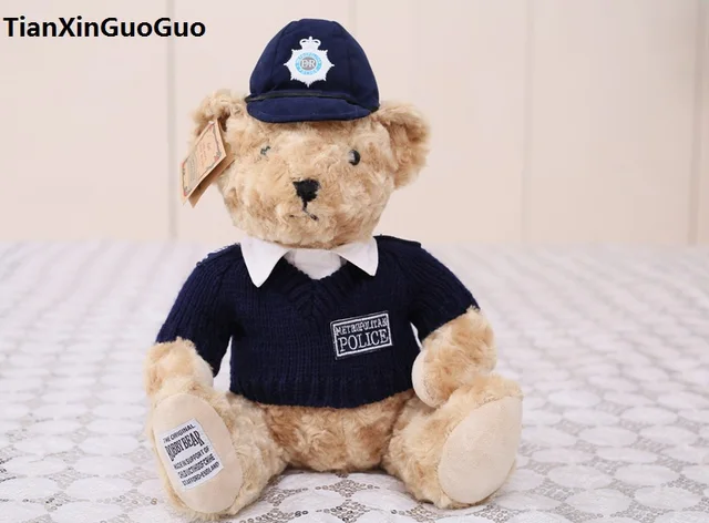 royal police bear blue