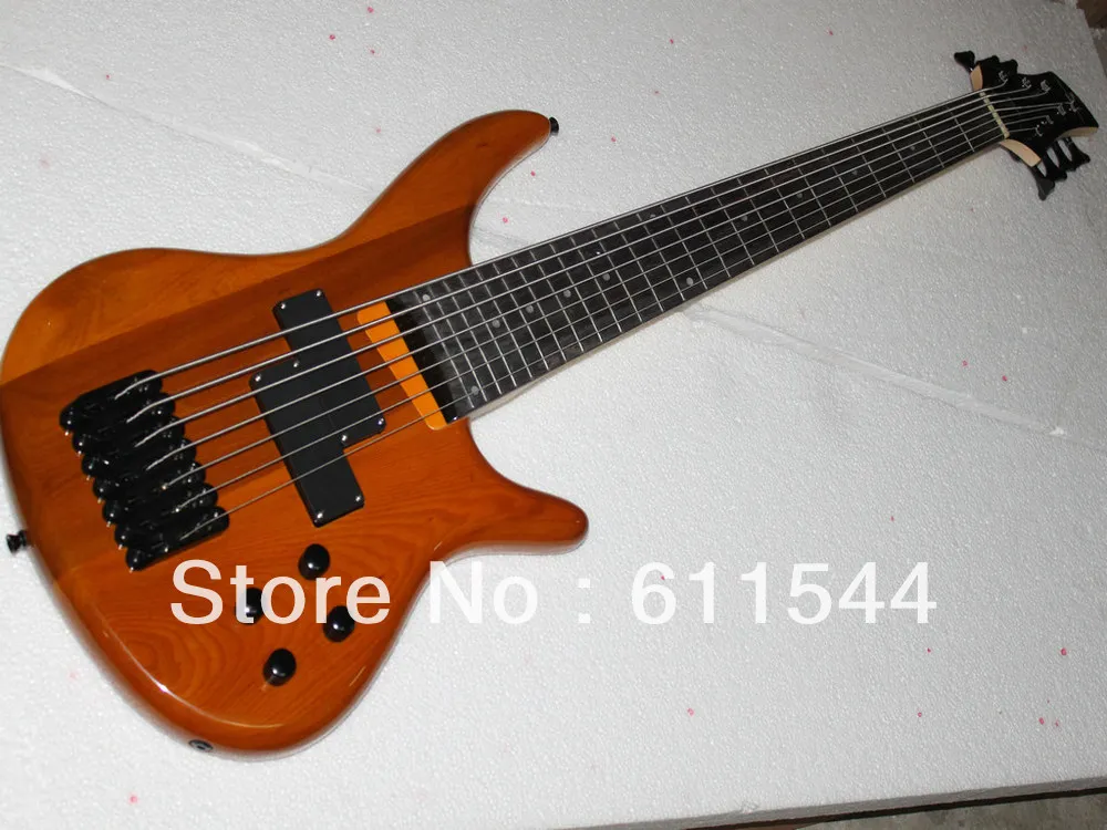

Wholesale Natural 7 Strings custom Electric Guitar Wooden OEM Musial instruments HOT