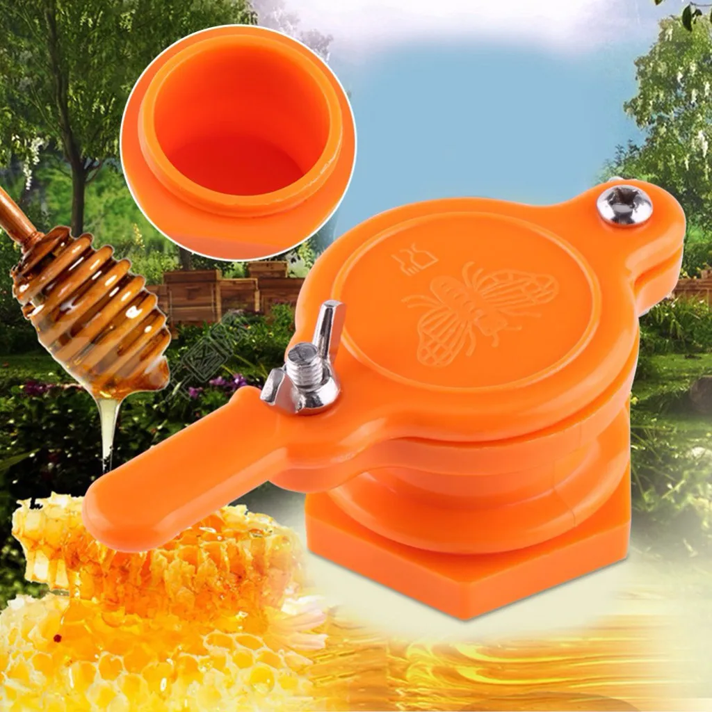 Пластиковый пчелиный мед кран задвижки пчеловодства экстрактор инструмент розлива
