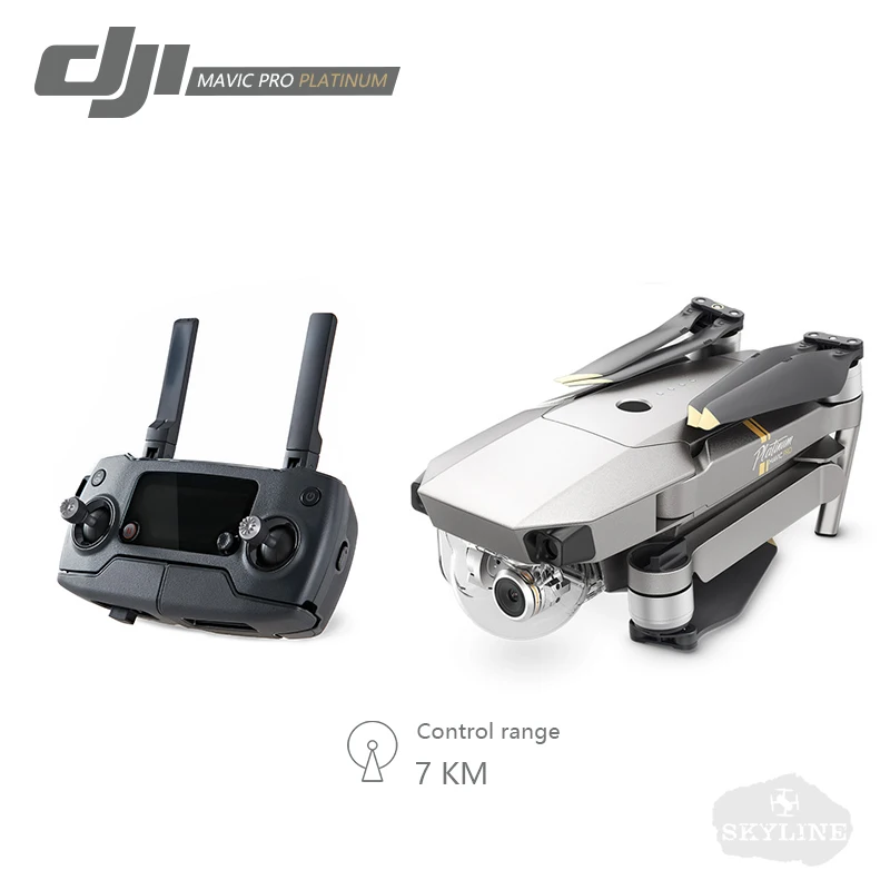 DJI Mavic Pro Platinum 4K HD видео запись 12 миллионов камера 3Ax Gimbal 7 км пульт дистанционного управления 30 минут время полета mavic platinum