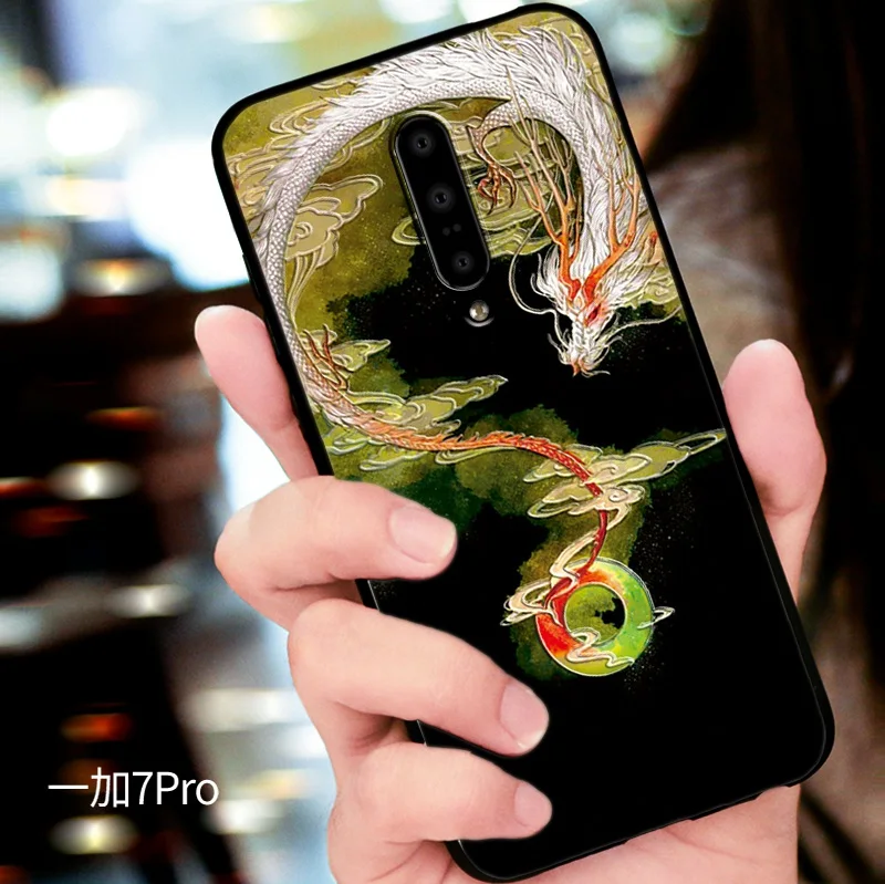 Китайский Sayings Yu Yue Longmen Carps Jumping ворота дракона искусство чехол для телефона oneplus 7 Pro для oneplus 7 Чехол - Цвет: 10 oneplus 7 Pro