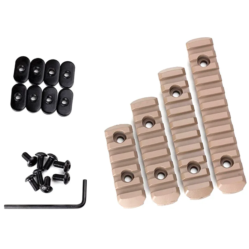 التكتيكية خفيفة الوزن بوليمر مو السكك الحديدية SectionHandguard Picatinny السكك الحديدية جبل ل M-لوك Handguard الصيد الادسنس بندقية التبعي
