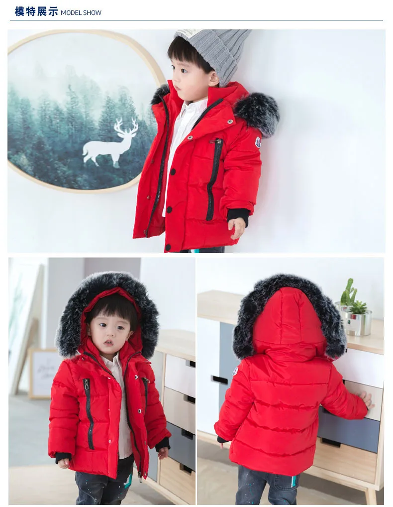 Baby Boys Jacket 2019 Autumn Winter Jackets For Boys 1 5 Years Kids Fur