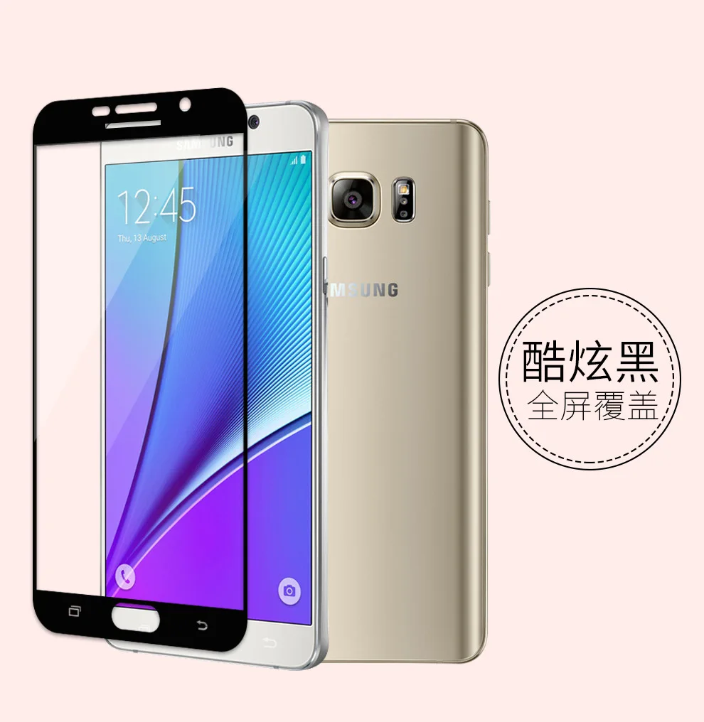 Для Samsung Galaxy 2016 A3 A5 A7 A310 A510 A710 9 H жесткий 2.5D Arc край Полный Экран защиты закаленное