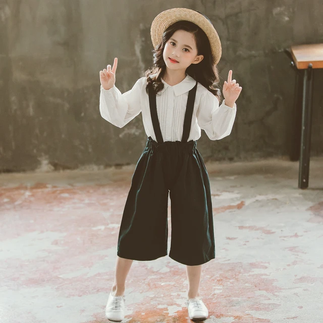 childrens white overalls