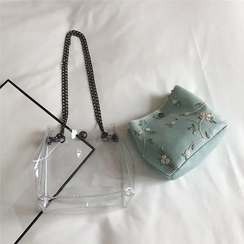 Transparent Bucket Shoulder Bag Crossbody Bag for Women 2019 Messenger Bags women's bag bolsa feminina sac a main 30AP0323