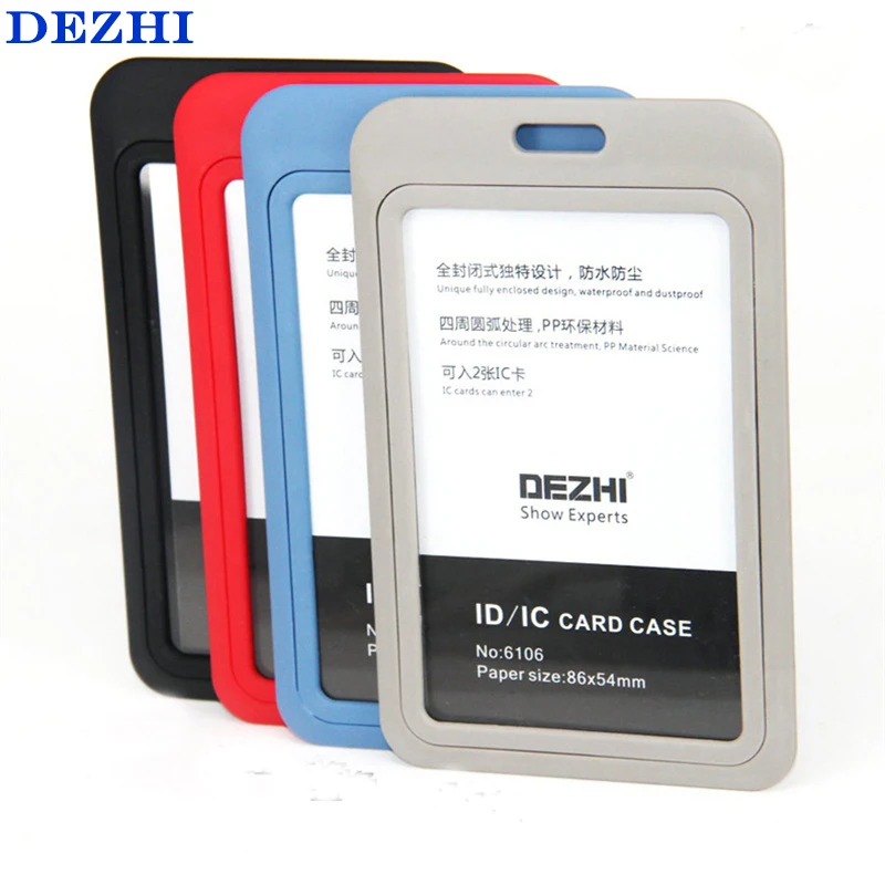 New Creative Ic Card Holder Business Employee Lanyards Id Badge Holder Rounded Work Card Work