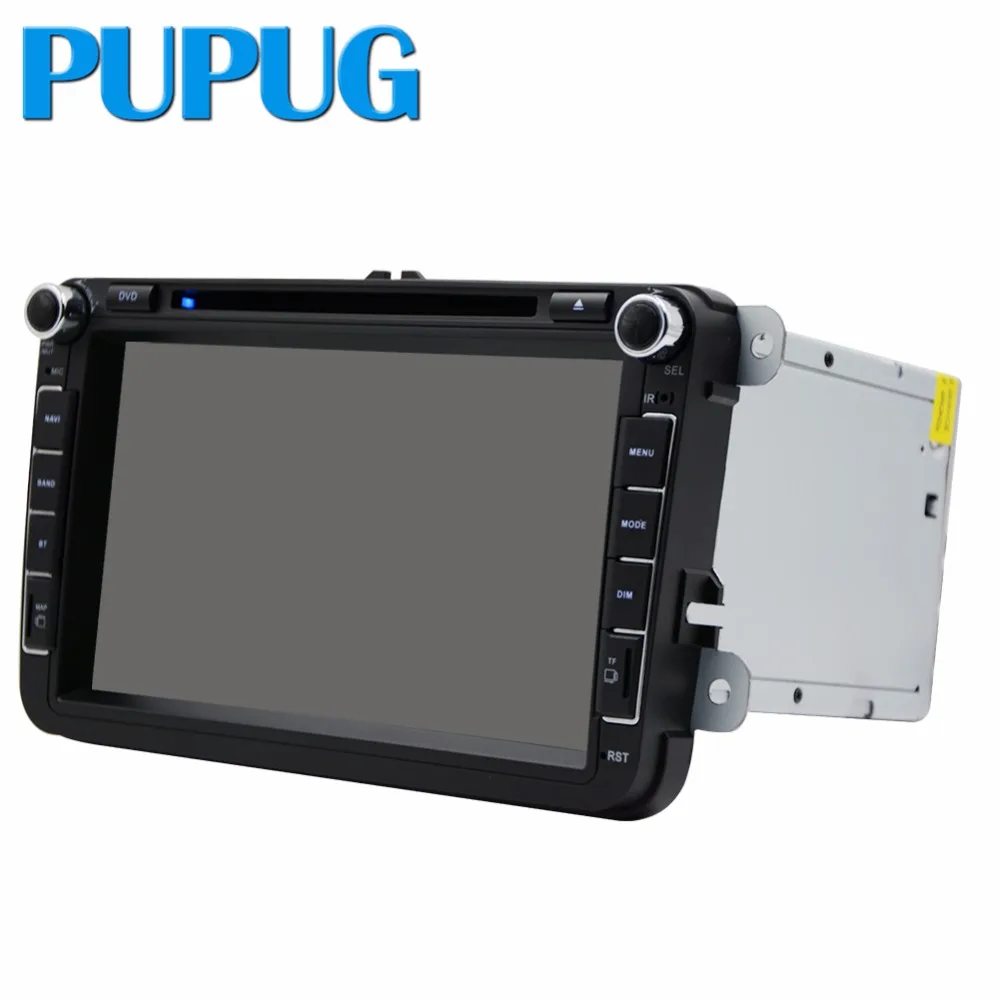 Discount Car DVD GPS navigator Android 5.1.1 For VW Volkswagen GOLF POLO Leon JETTA TOURAN EOS PASSAT Caddy CC Car radio GPS navigation 5
