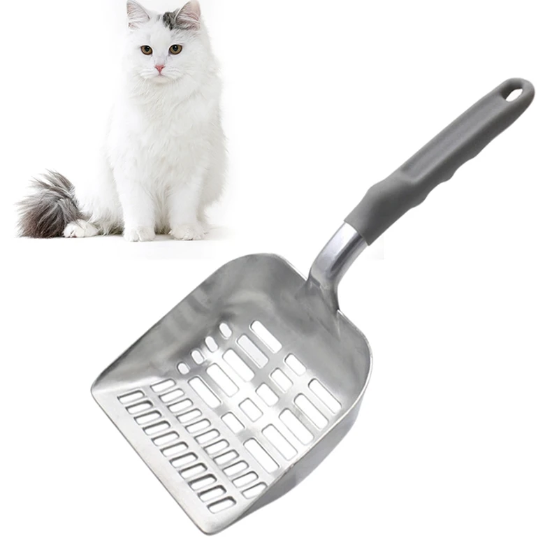 

Stainless Steel Cat Pooper Scoopers Cat Litter Sand Shovel Kitten Poop Litter Boxes Shovel Dogs Waste Cleaning Scoop Tool