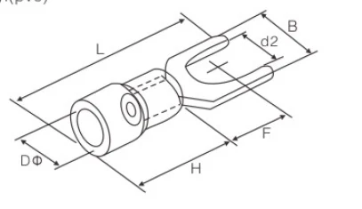 50 шт. 22-10 AWG шпилька Sz 4-5/16#4#6#8#10 1/4 5/16 красный синий желтый винил разъем провода кабель Вилка разъема Лопата терминал