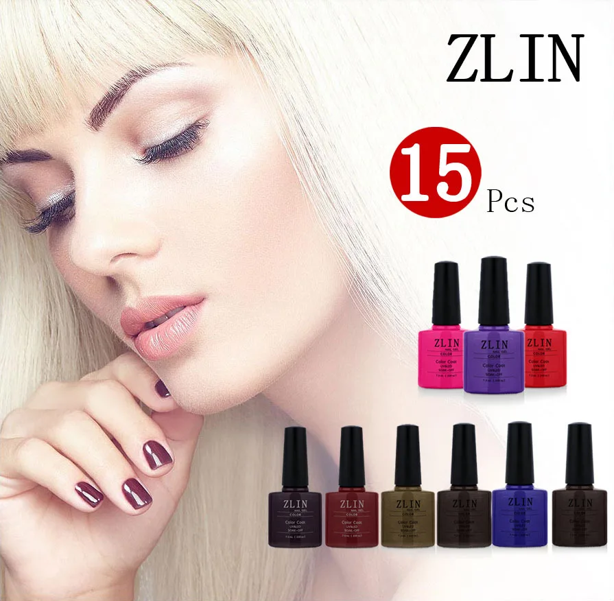 

2015 Newest  UV Gel Nail Soak Off LED UV Gel Polish Any 15 pcs/lot For Nail Gel Design Nail Varnish 7.3ml 79 colors  40508-3