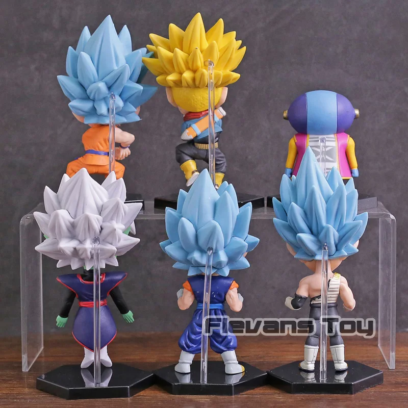 Jual Dragon Ball Super Super Saiyan Dewa Super Saiyan Son Goku Vegeta Vegetto Batang Zamasu Zen O PVC Angka Mainan 6 pcs set