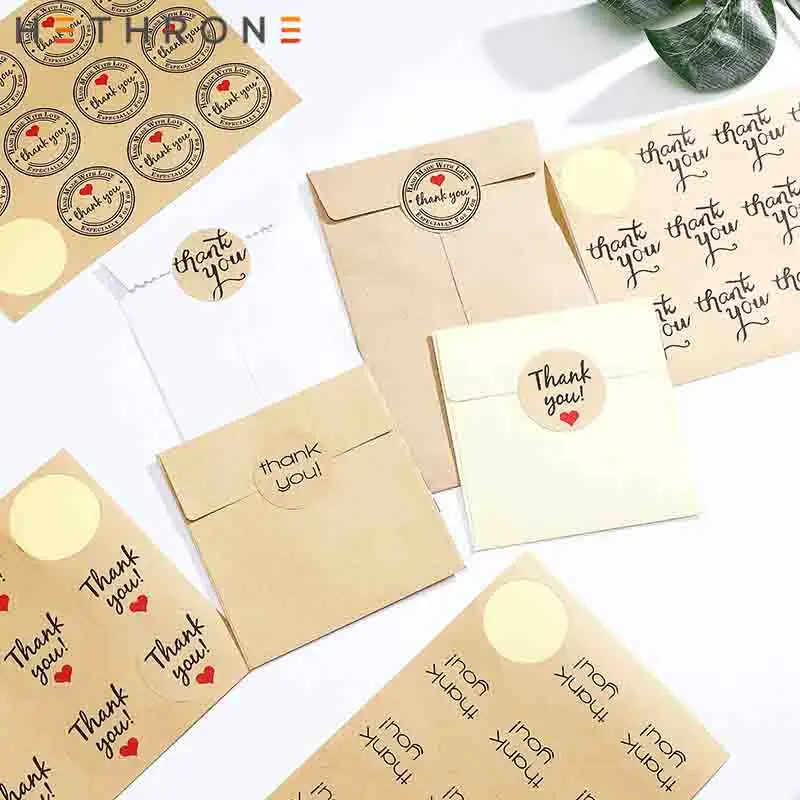 Hethrone Artistic creative English alphabet DIY Sticker Customize Envelope seal Sticker scrapbooking Journal Decorative Sticker