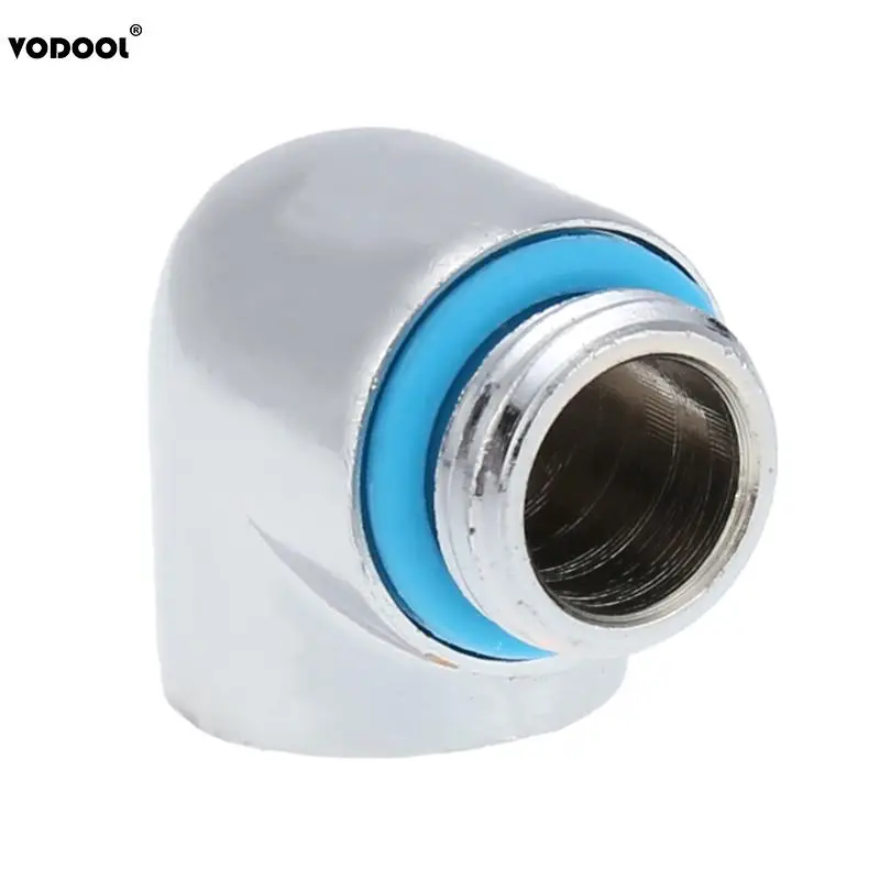 

VODOOL G1/4 Inner Outer Thread PC Water Cooling Cooler Tube Elbow Converter Adapter For Computer Water Cooling System Components