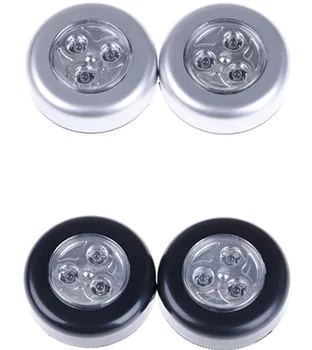 

2Pcs/Lot Bedroom Kitchen 3 LED Cabinet Light With Adhesive Sticker Lamp for Cupboard Drawer Closet Wardrobe Lighting Accessories