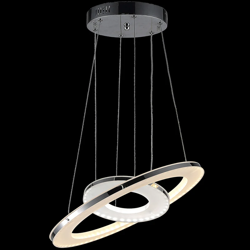 

VALLKIN Fashion Simple Ring LED Pendant Light Parlor Study Indoor Home Deco Hanging Lamp Lighting with 32W D3050CM CE FCC ROHS