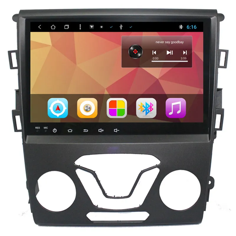 Автомобильный мультимедийный стерео радиоприемник на Android 9 дюймов DVD GPS