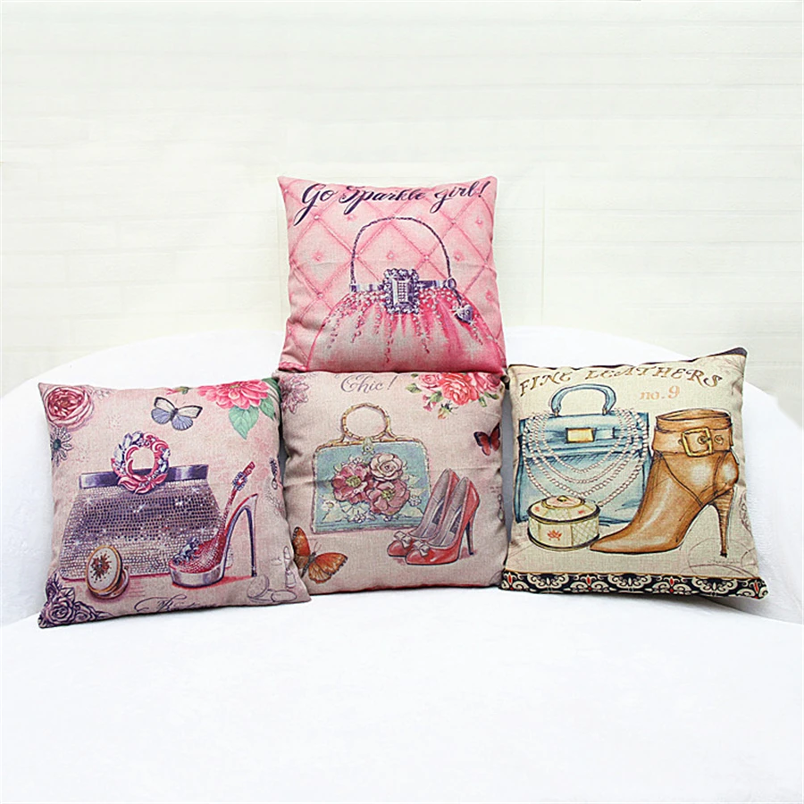 ديكور المنزل القطن الكتان وسادة الزخرفية يغطي ل مكتب الرئاسة مقعد أريكة housse دي coussin الصفراء الشمال رمي الوسائد e1213