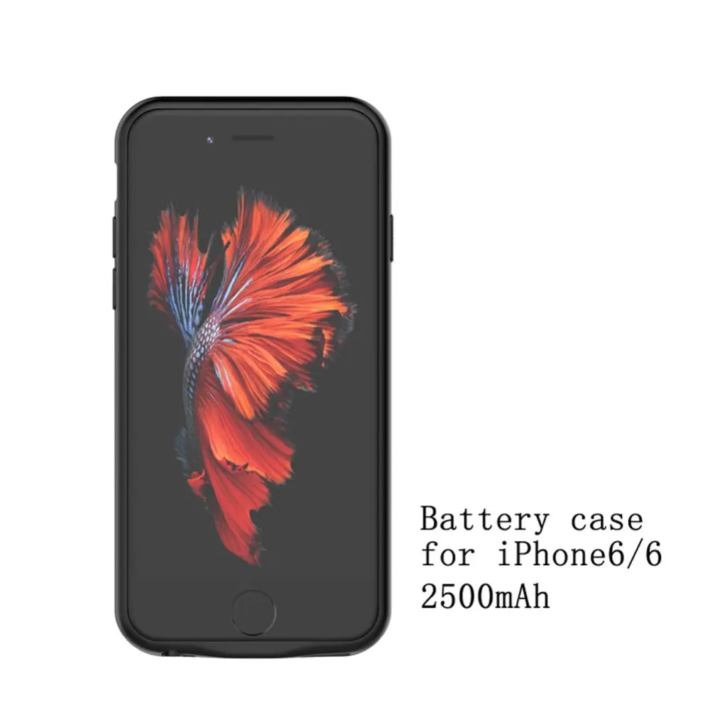 

External Battery Pack Backup Cover Case For iPhone 6/6S 4.7inch External Charger Battery Charger Power for iphone Case 2500mAh