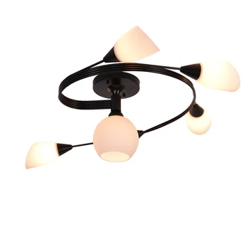 

Simple modern creative warm bedroom living room study room round ceiling light