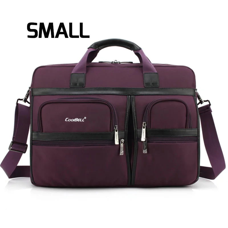 Scione Мужские портфели для ноутбука, Офисные Сумки для мужчин и женщин, большие сумки через плечо, Офисные Сумки - Цвет: Purple Small