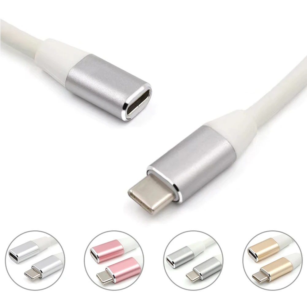 

Wire Extending Connector Male To Female Cord Type C Extension Cable USB 3.1 PVC