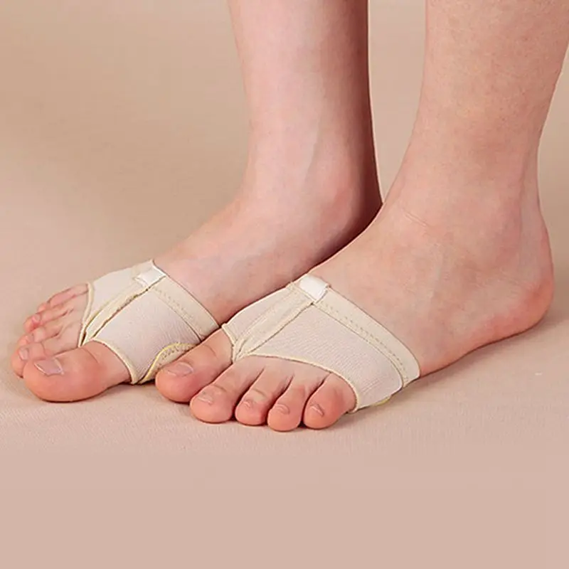 1 pair Belly Ballet Dance Toe Pad Practice Shoe Foot Thong Care Tool Half Sole Gym Sock Dance shoes Gymnastics Practice